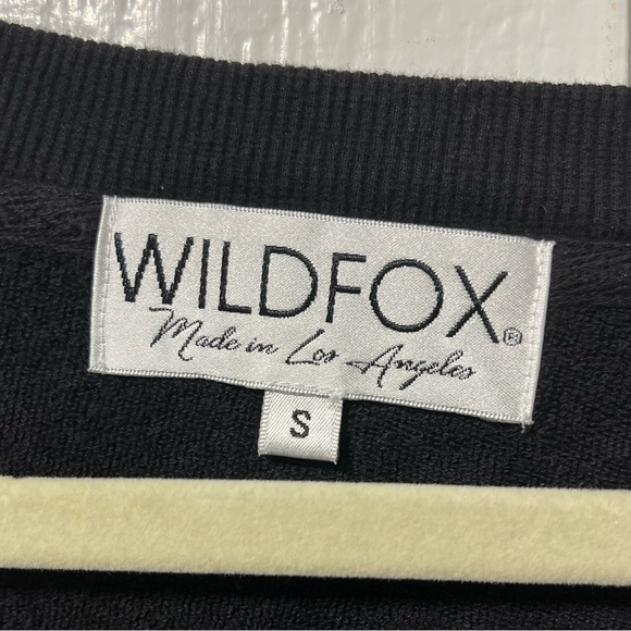 WildFox Roadtrip Crewneck sweatshirt dusk lilac stripe size small - Picture 4 of 8